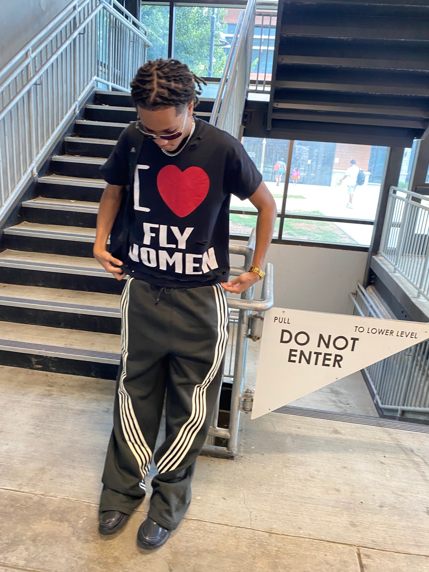 “I❤️FLY WOMEN” tee black