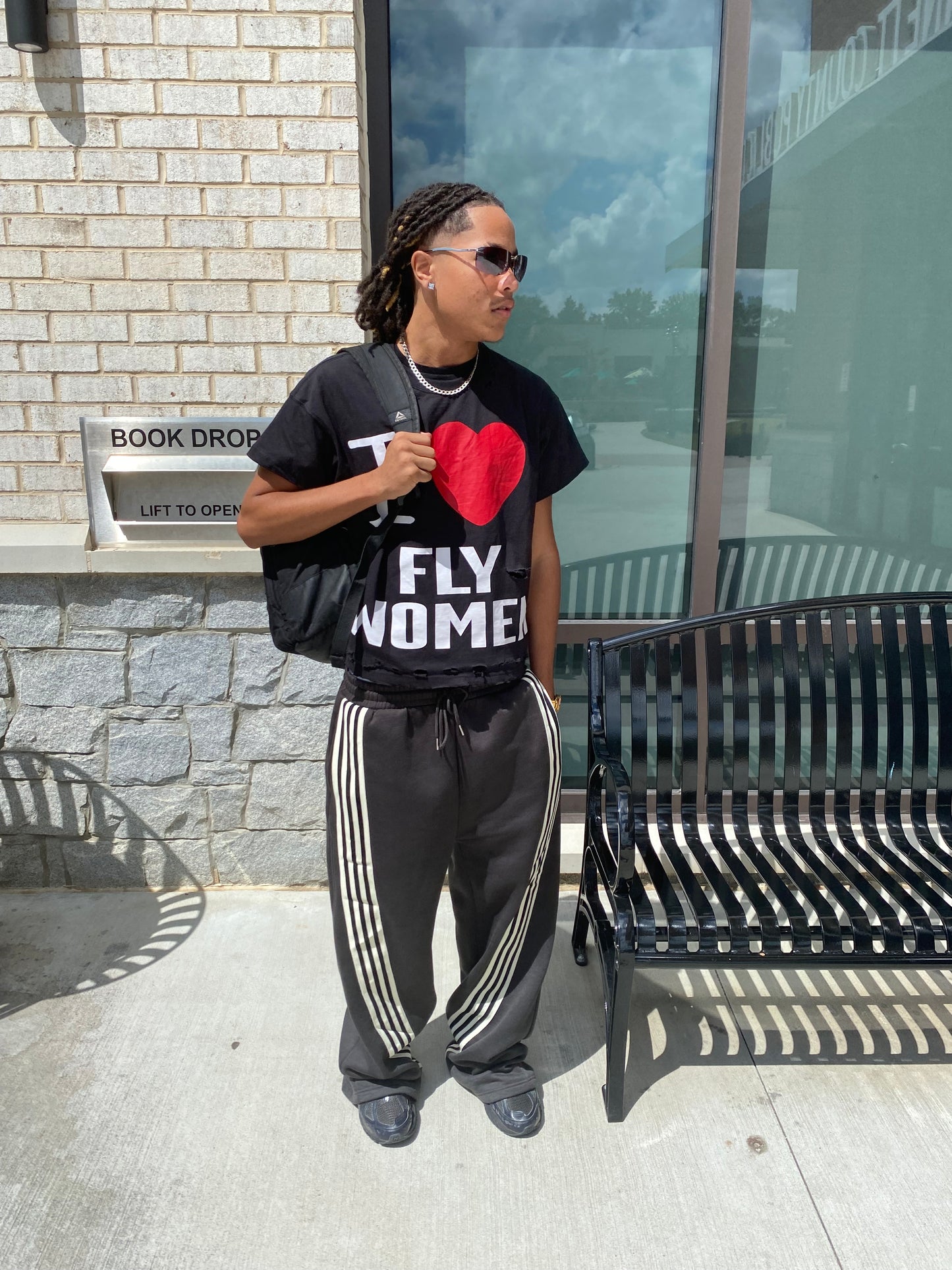 “I❤️FLY WOMEN” tee black