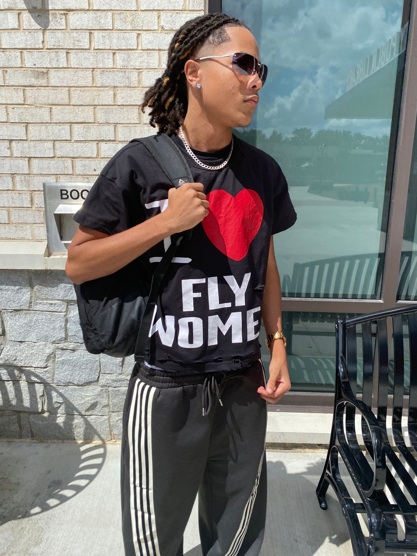 “I❤️FLY WOMEN” tee black