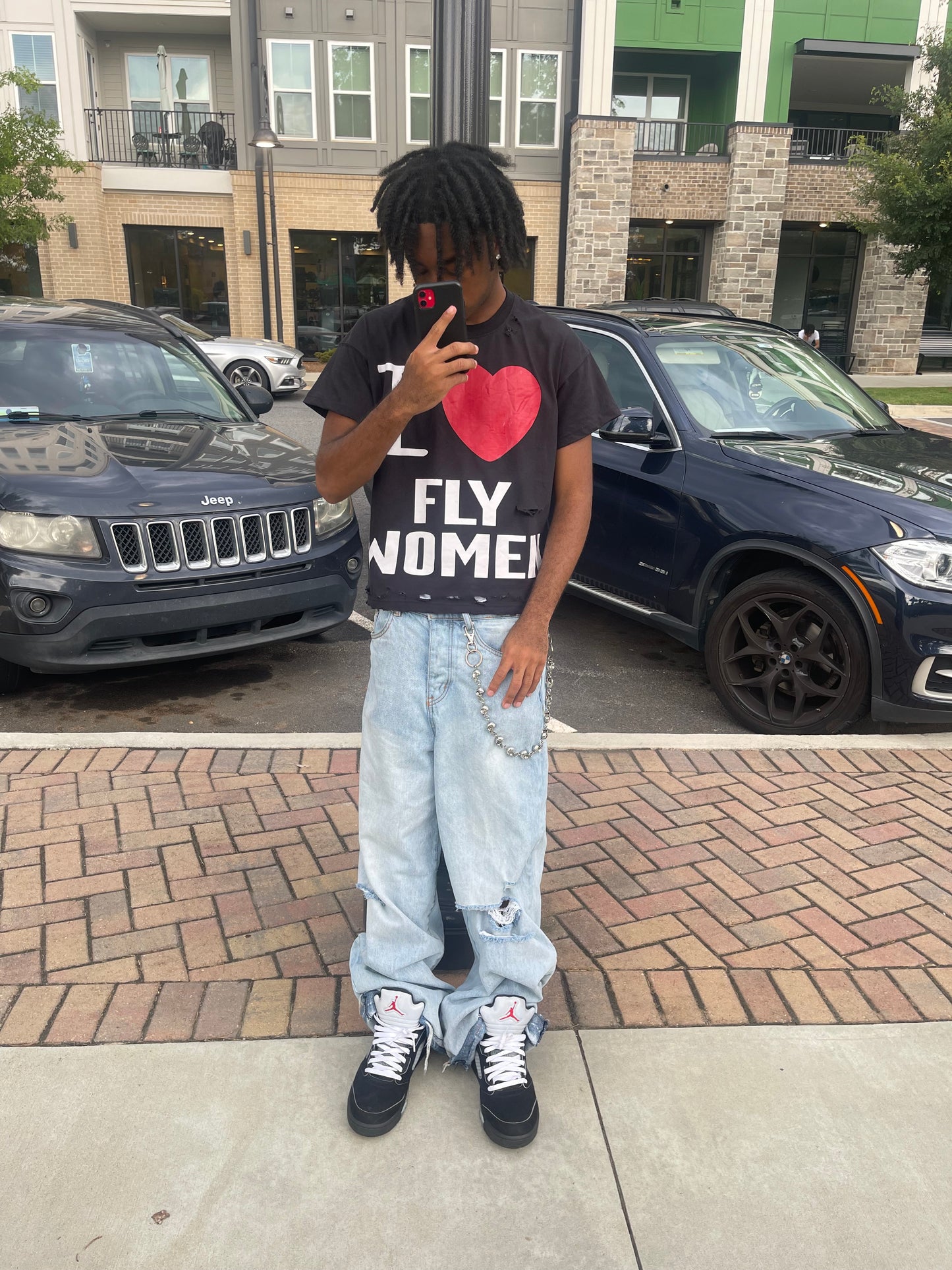 “I❤️FLY WOMEN” tee black
