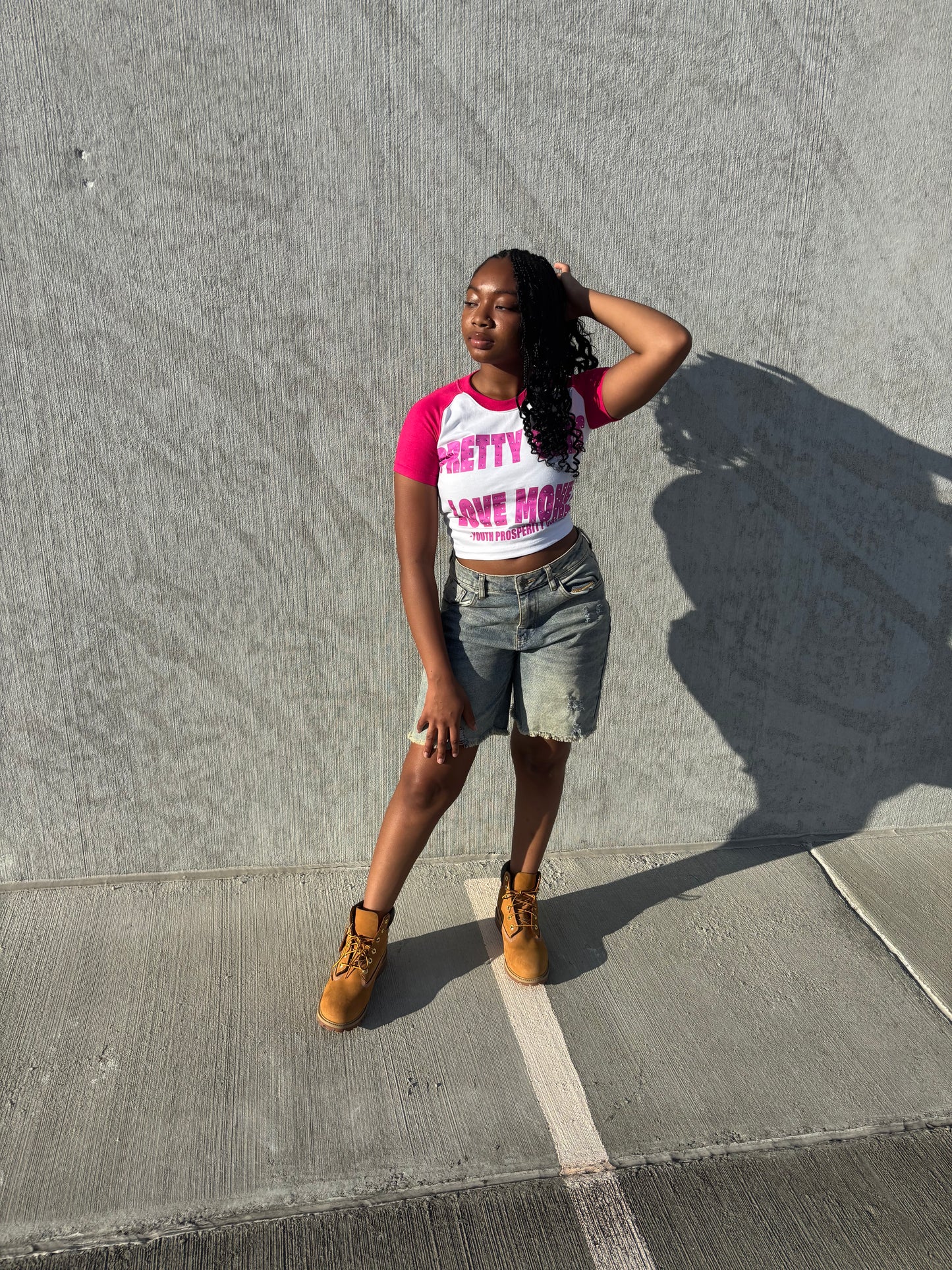 “PRETTY GIRLS LOVE MONEY” crop tops