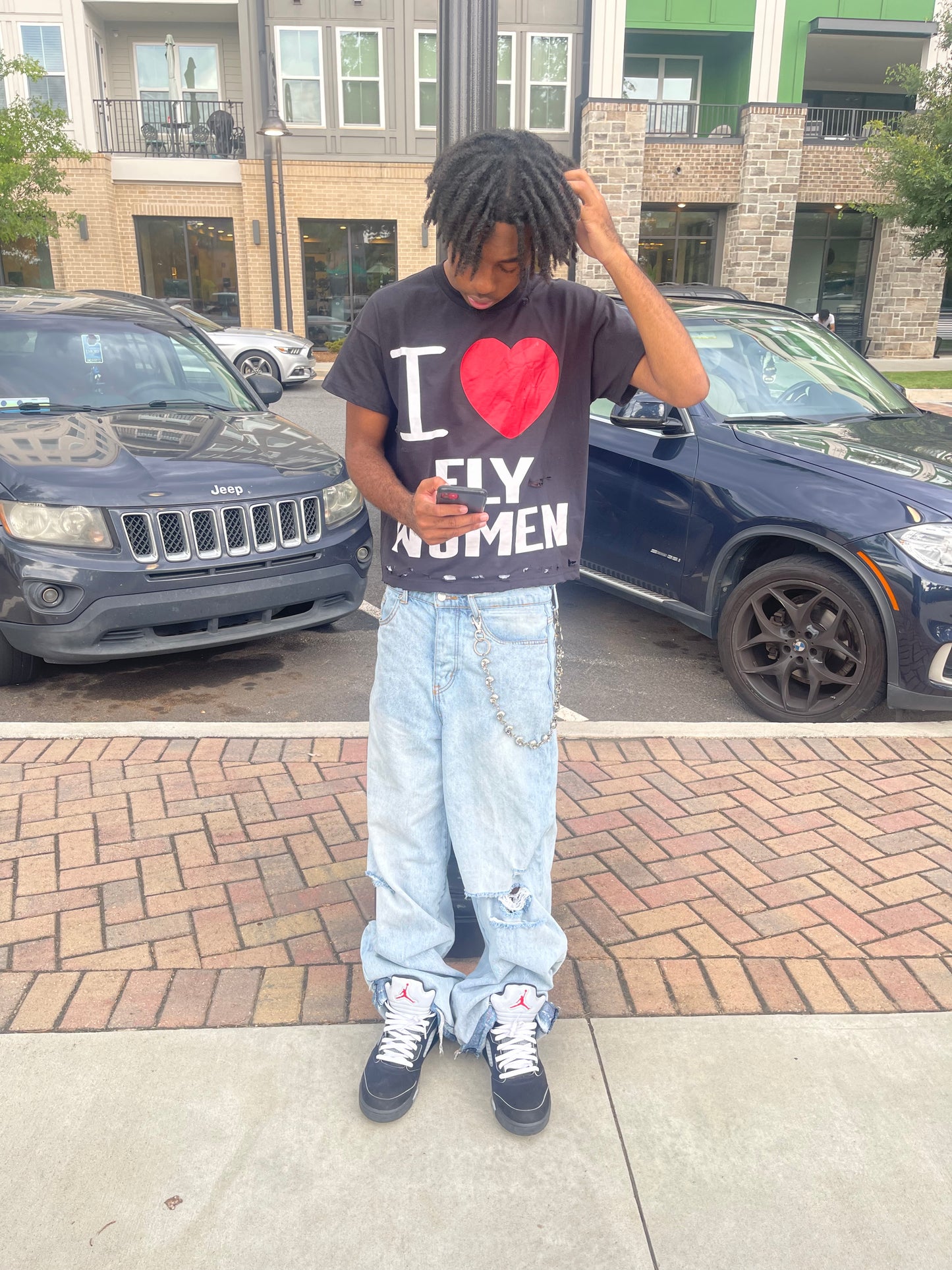 “I❤️FLY WOMEN” tee black
